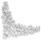 Collana Constella Taglio misto Chiusura Bianca Placcato rodio - COLLANA