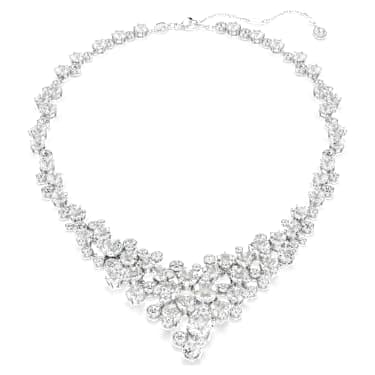 Collana Constella Taglio misto Chiusura Bianca Placcato rodio - COLLANA