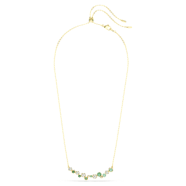 Collana Constella Taglio misto Verde Placcato color oro - COLLANA