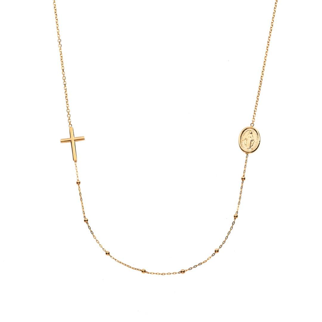 Collana Croce e Madonnina