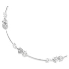 Collana Idyllia Cuore con freccia Bianca Placcato rodio - COLLANA
