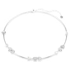Collana Idyllia Cuore con freccia Bianca Placcato rodio - COLLANA