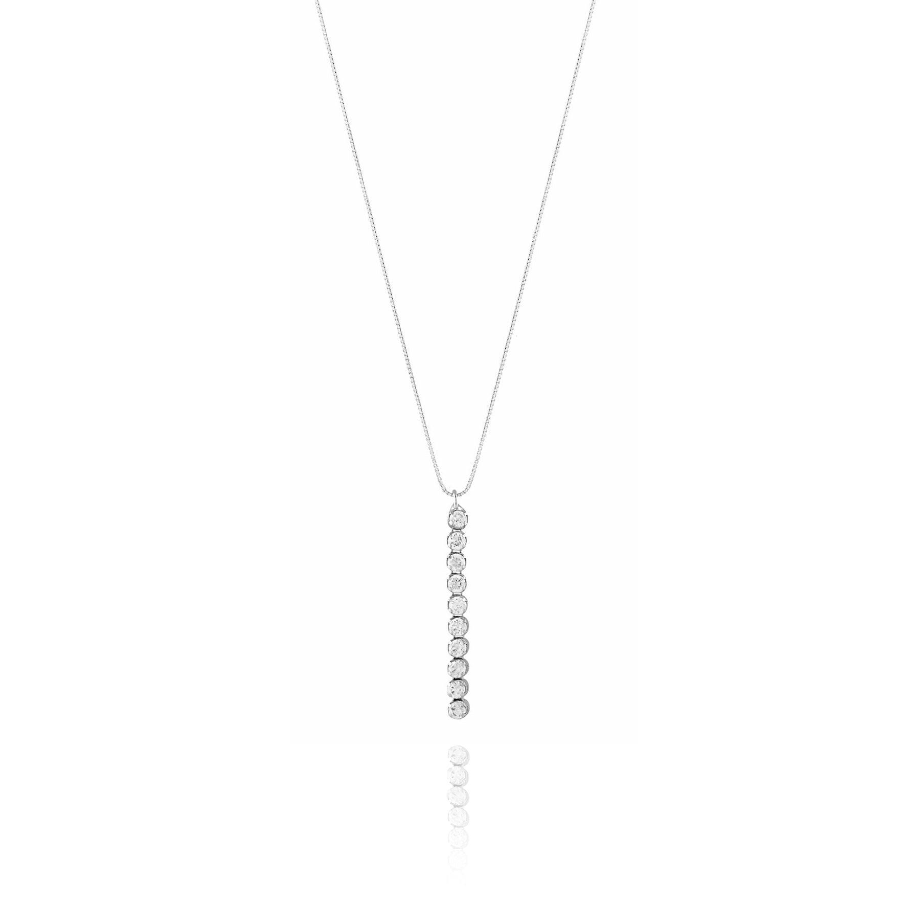 Collana Linea pendente e Zirconi