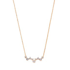 Collana Luce d'Oro Vero e Zirconi