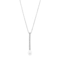 Collana Perla e Zirconi