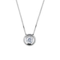 Collana Punto Luce a Cipollina con Diamante 0.03ct