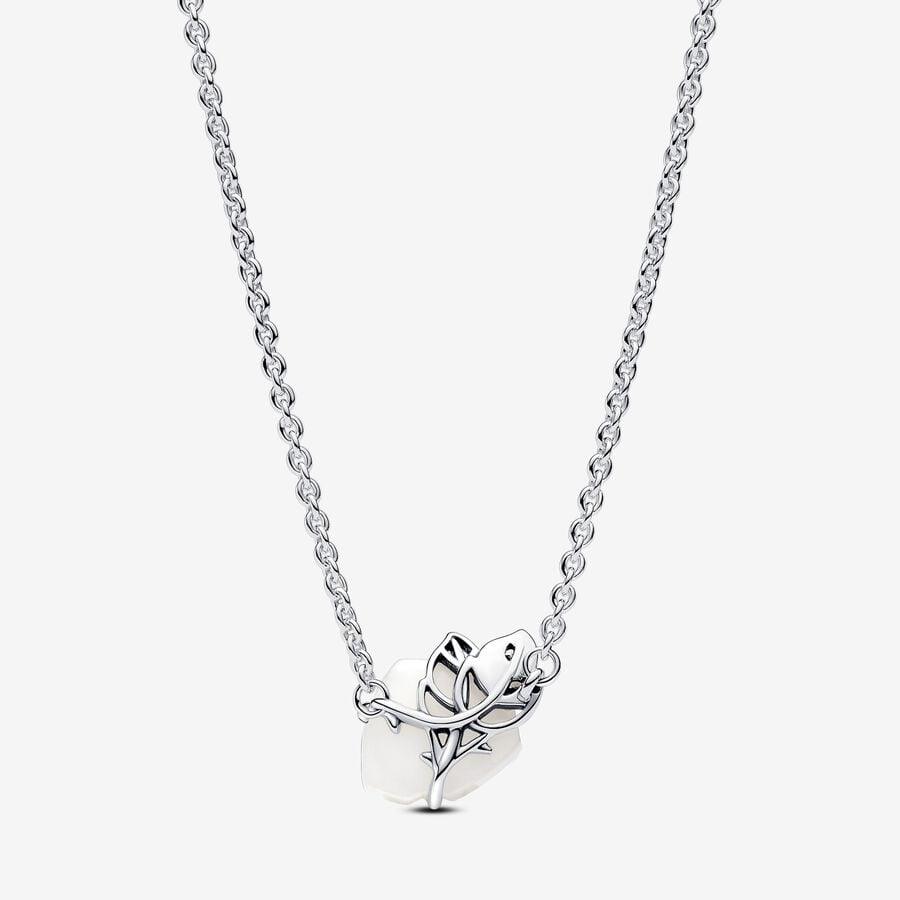 Collana Rosa Bianca