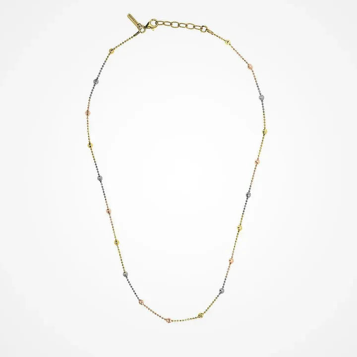 COLLANA SHINE Giallo & Bianco & Rose