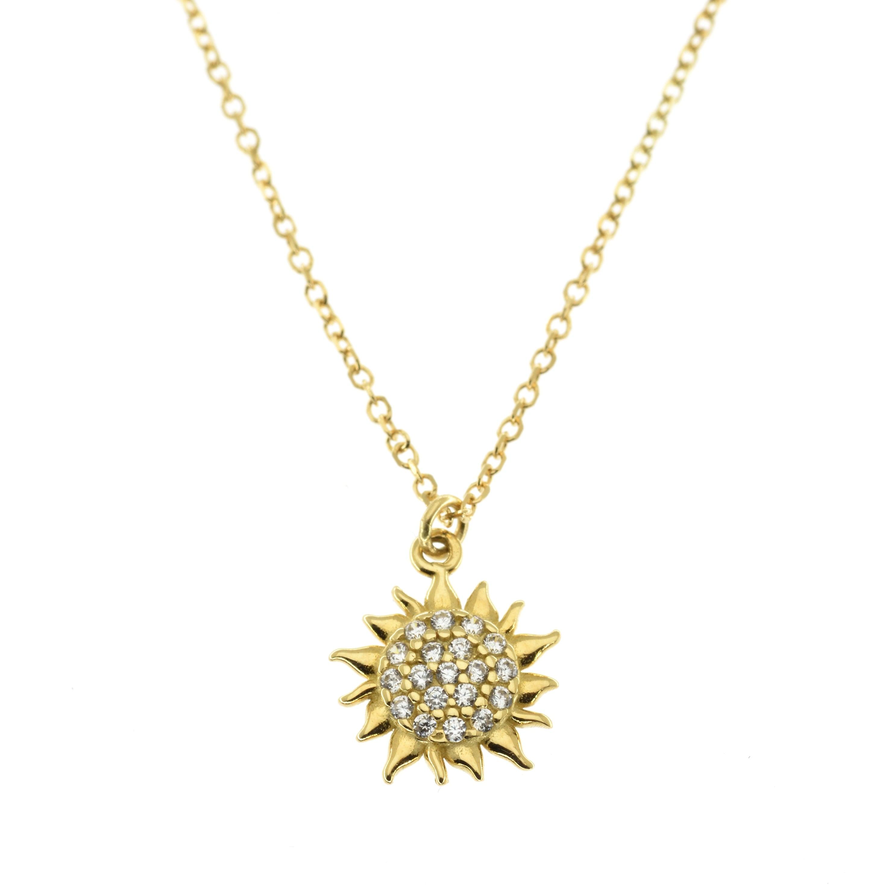 Collana Sole e Zirconi
