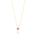 Collana Stella rosa