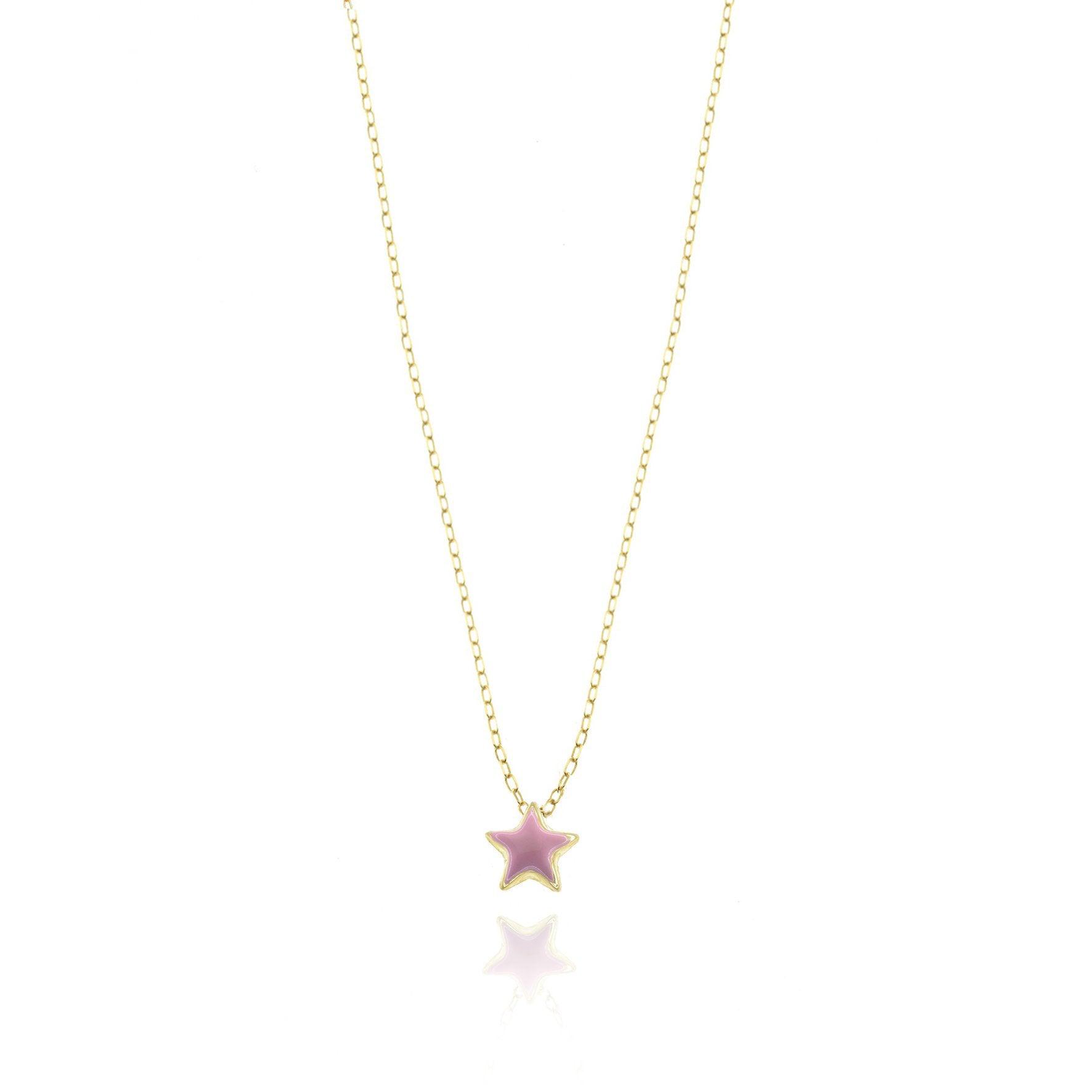 Collana Stella rosa
