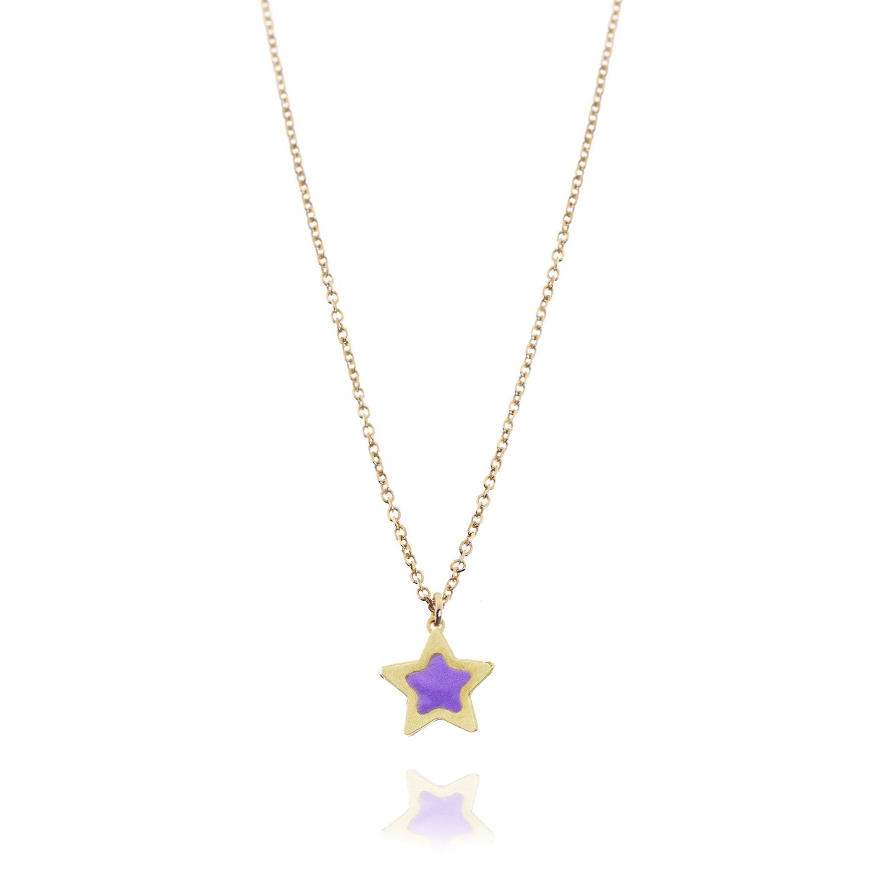 Collana Stella smaltata
