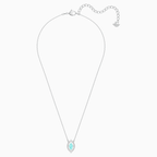 COLLANA SWAROVSKI SPARKLING DANCE, VERDE, PLACCATURA RODIO