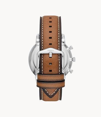 Cronografo Neutra con cinturino in pelle LiteHide™ marrone chiaro