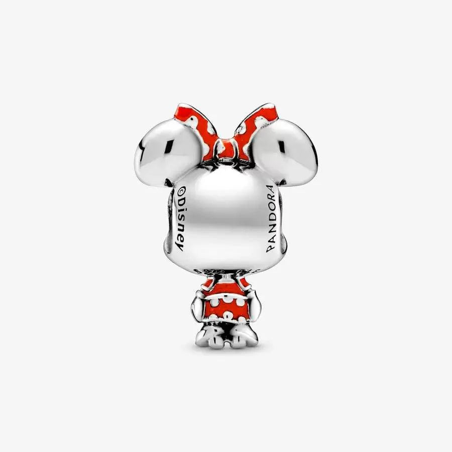 Disney, Charm Minnie con Vestito e Fiocco a pois