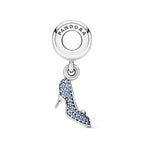 Disney, Charm Pendente Scarpetta Con Pavé, Cenerentola