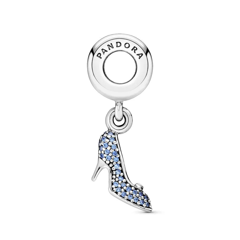Disney, Charm Pendente Scarpetta Con Pavé, Cenerentola