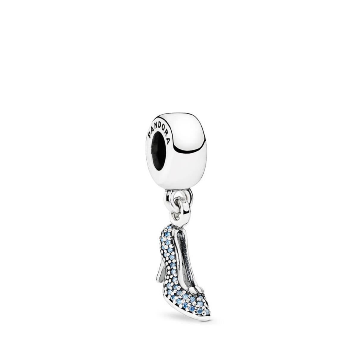 Disney, Charm Pendente Scarpetta Con Pavé, Cenerentola