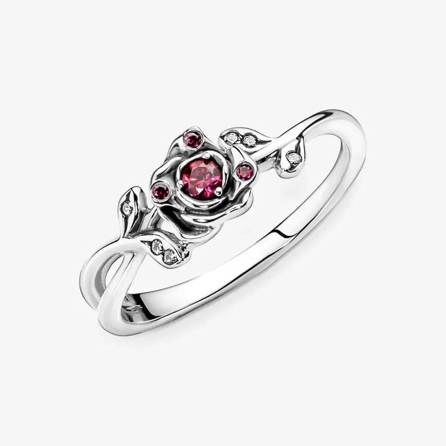 Disney, La Bella e la Bestia, Anello Rosa Incantata
