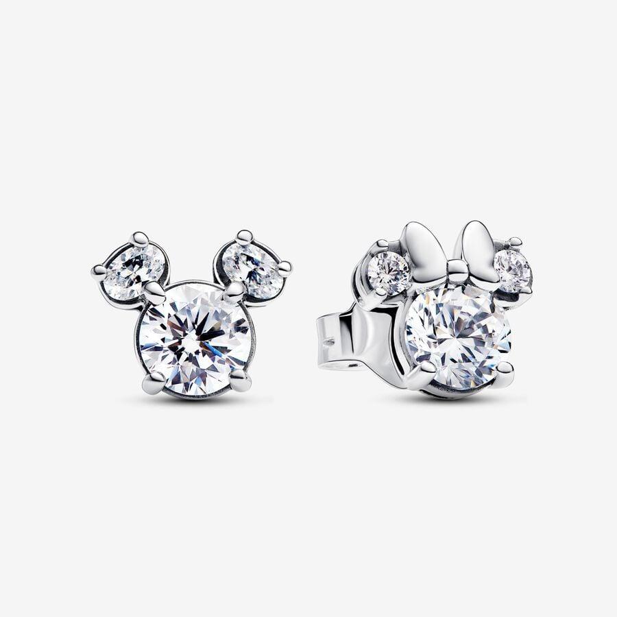 Disney, Orecchini Scintillanti Mickey Mouse e Minnie Mouse