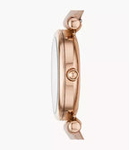 Fossil Carlie Orologio da donna movimento al quarzo con cinturino in pelle - OROLOGIO
