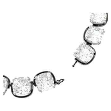 Girocollo Harmonia Cristalli taglio Cushion, Bianco, Mix di placcature