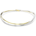 Girocollo Hyperbola Taglio Round Bianco Mix di finiture - COLLANE