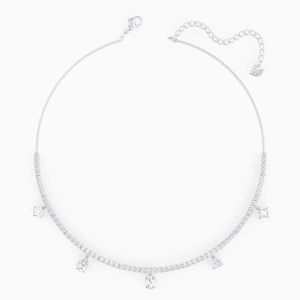 GIROCOLLO TENNIS DELUXE MIXED, BIANCO, PLACCATO RODIO