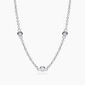 Collana con Punti Luce in Diamanti Lab-Grown – Mabina Gioielli