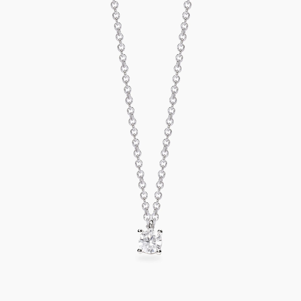 Girocollo con Diamante Lab-Grown 0,2 Carati – Mabina Gioielli