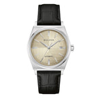 Orologio Uomo Bulova Frank Sinatra Automatico in Acciaio e Pelle 96B483