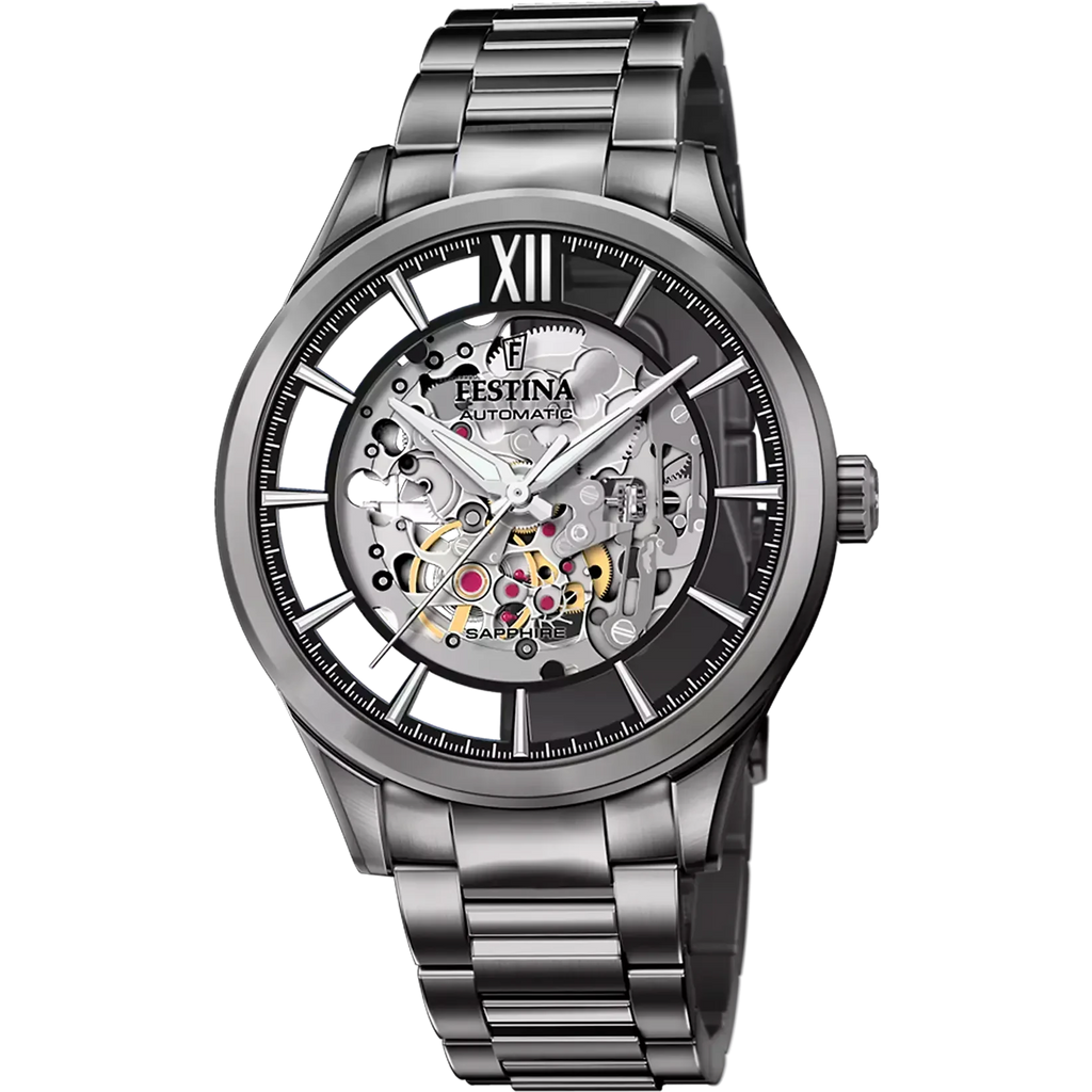 Orologio Uomo Festina Timeless F20632/1 Cronografo in Acciaio 316L Nero