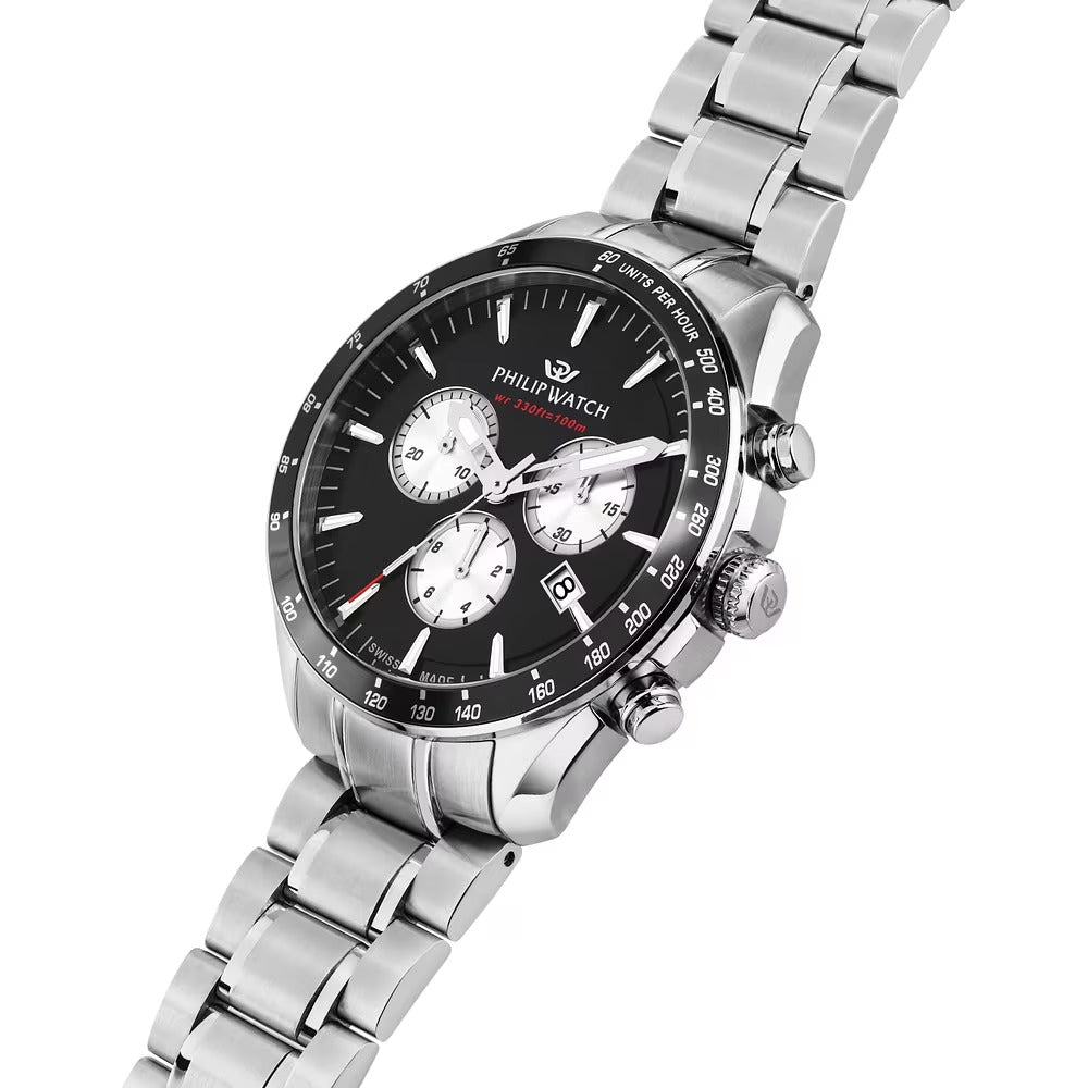 Orologio Uomo Philip Watch Blaze Cronografo Swiss Made in Acciaio R8273995020