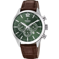 Orologio Uomo Festina Timeless Chronograph in Acciaio con Quadrante Verde F20542/8