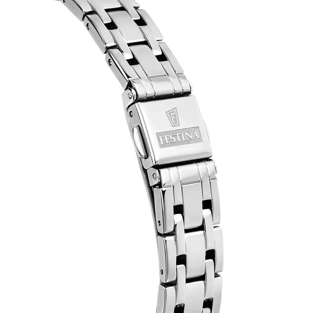 Orologio Donna Festina Mademoiselle in Acciaio Oro con Quadrante Verde e Cristalli