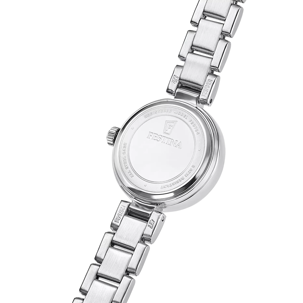 Orologio Donna Festina Mademoiselle in Acciaio Oro con Quadrante Verde e Cristalli