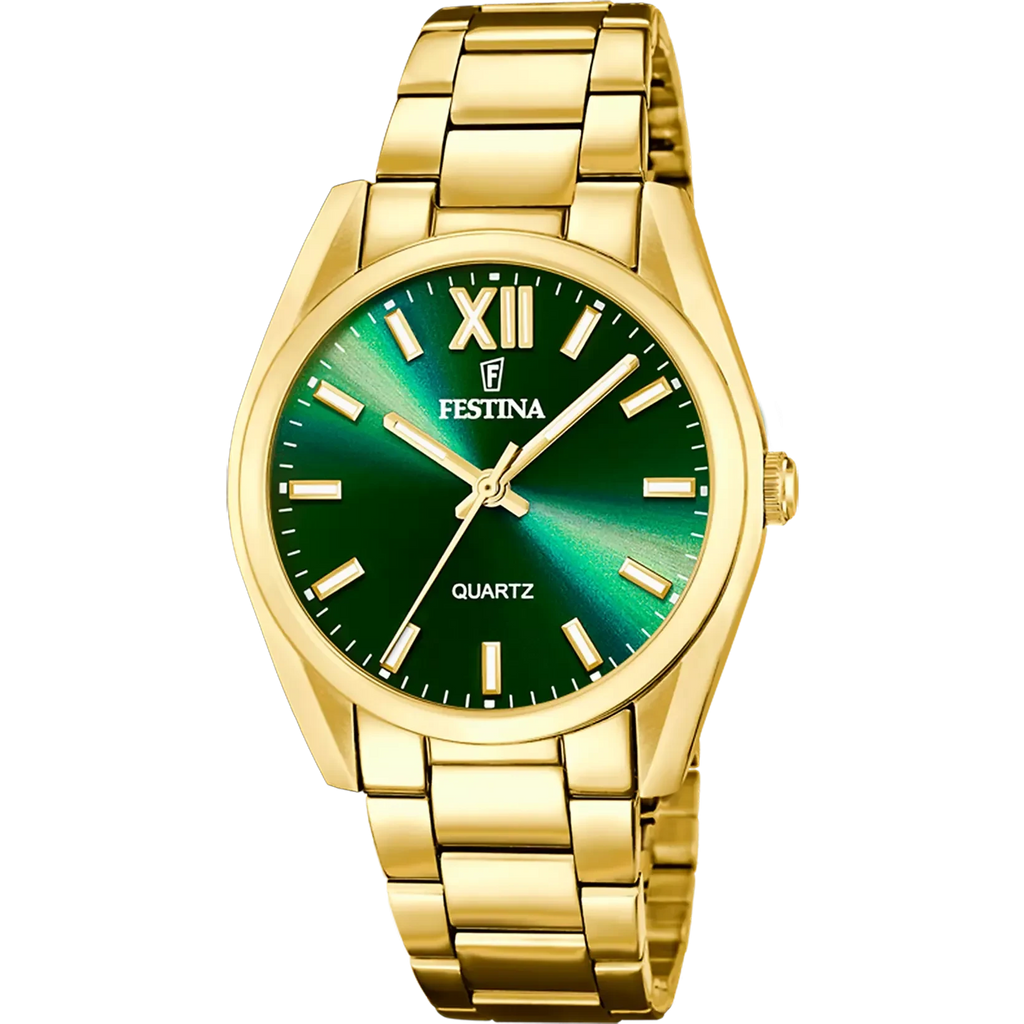 Orologio Donna Festina in Acciaio Inossidabile 316L con Quadrante Verde F20640/9