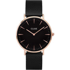 La Bohème Mesh Black, Rose Gold Colour