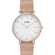 La Bohème Mesh White, Rose Gold Colour