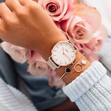 La Bohème Mesh White, Rose Gold Colour