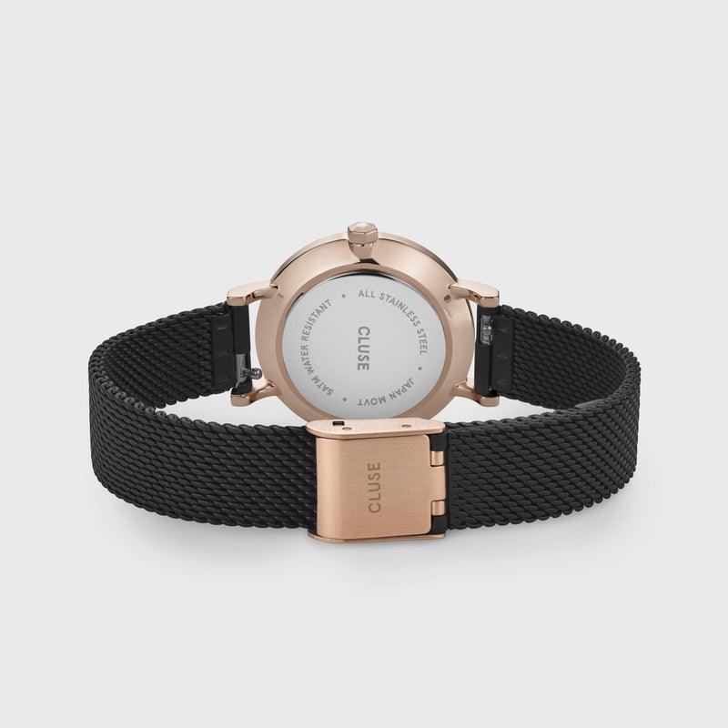 La Bohème Petite Mesh Black, Rose Gold Colour