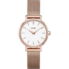 La Bohème Petite Mesh White, Rose Gold Colour
