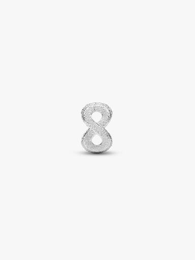 Mini Charm Infinito effetto diamantato Argento Sterling 925 - CHARM