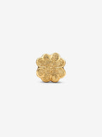 Mini Charm Quadrifoglio effetto diamantato Placcatura in Oro 14k - CHARM