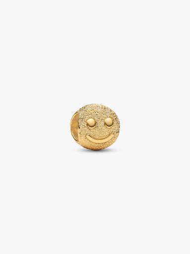 Mini Charm Smile effetto diamantato Finitura in Oro - CHARM