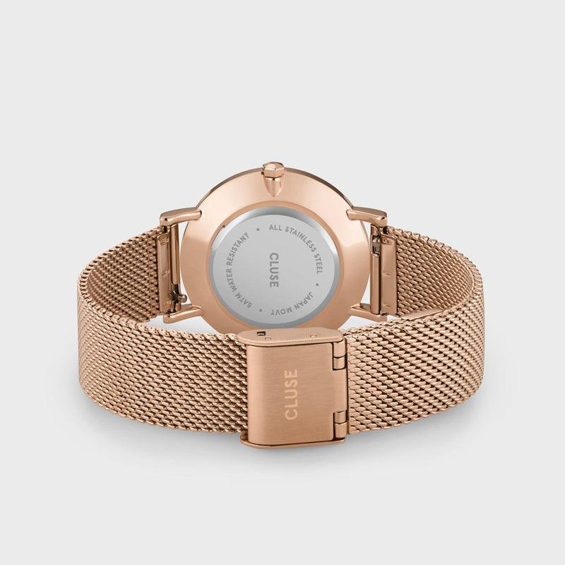 Minuit Mesh Crystals Maglia Milano, Argento, Oro rosè