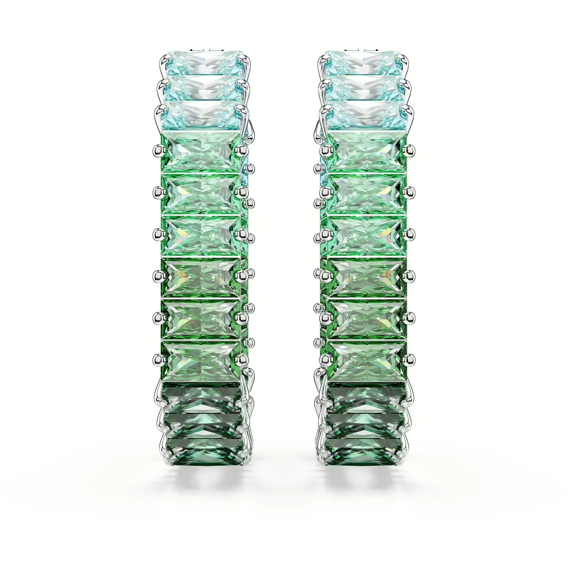 Orecchini a Cerchio Donna Swarovski Matrix - ORECCHINI