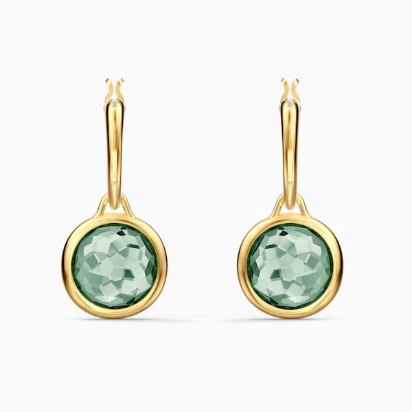 ORECCHINI A CERCHIO TAHLIA MINI VERDE DORATO