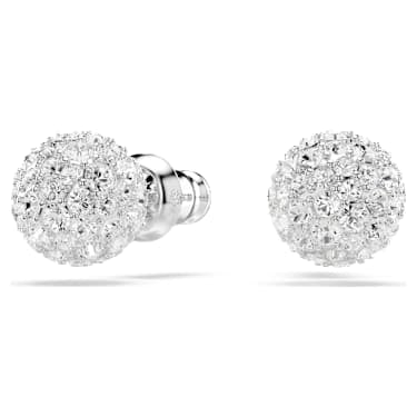 Orecchini a lobo Dextera Taglio Round Swarovski - ORECCHINI