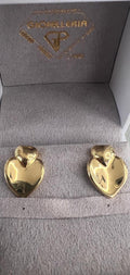 Orecchini Cuore in Oro Giallo - ORECCHINI